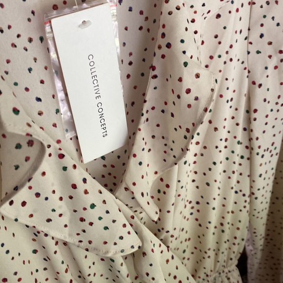 NWT Collecive Concepts Ruffle Dress Size S - Picture 13 of 13
